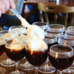 Irish Coffee, Whiskey, Glas, Gläser, Sahne, Cream, Kaffee