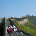 China, Peking, Große Mauer, Menschen, Berg